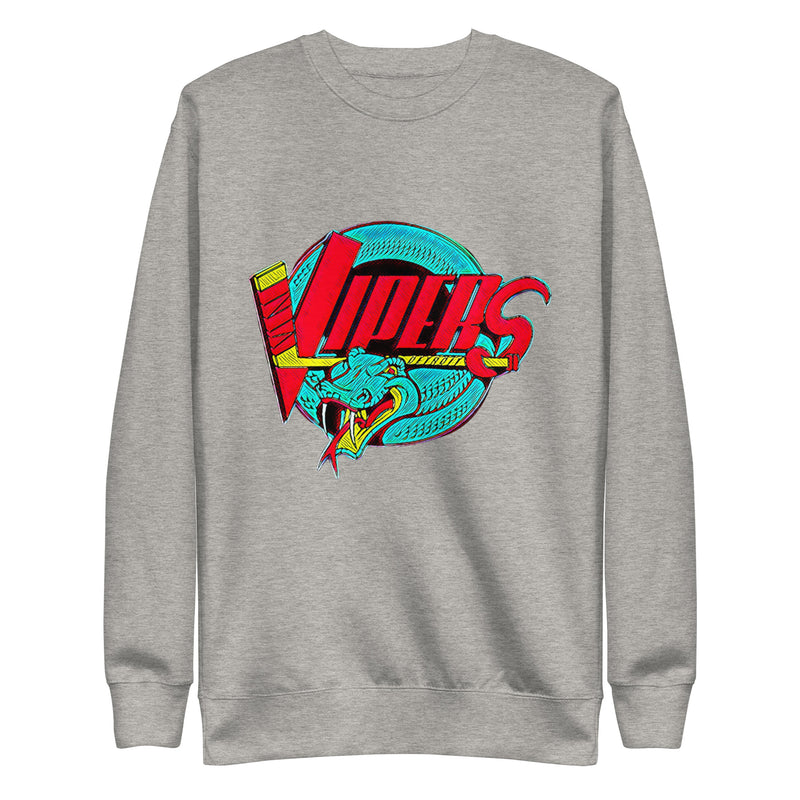 Detroit Vipers Neon Remix - Unisex Premium Sweatshirt