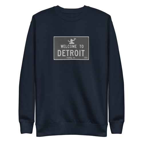 Welcome to Detroit - Unisex Premium Sweatshirt