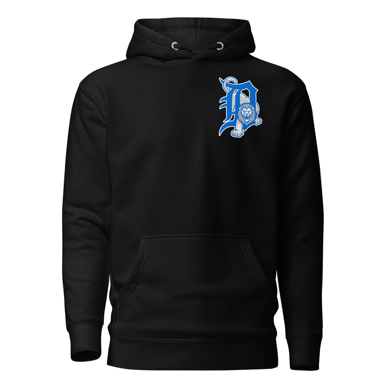 Lion's in the D (Double-Sided) - Premium Unisex Hoodie