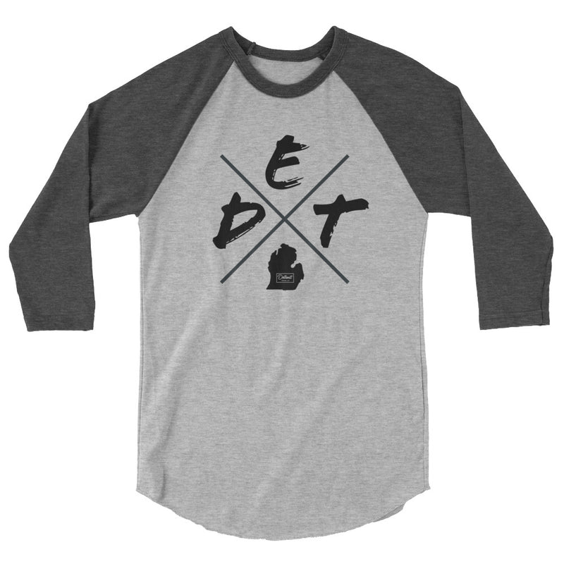 Unisex DET x Michigan - 3/4 Sleeve T-Shirt