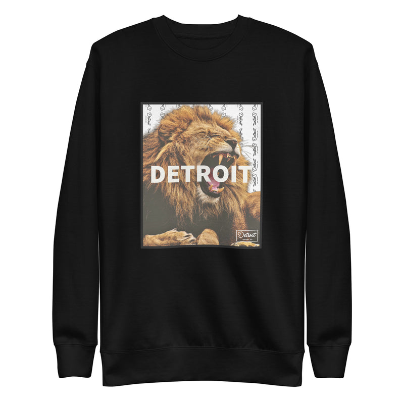 Detroit Roaring Lion - Unisex Premium Sweatshirt