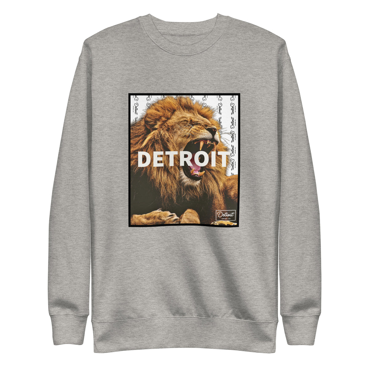 Detroit Roaring Lion - Unisex Premium Sweatshirt