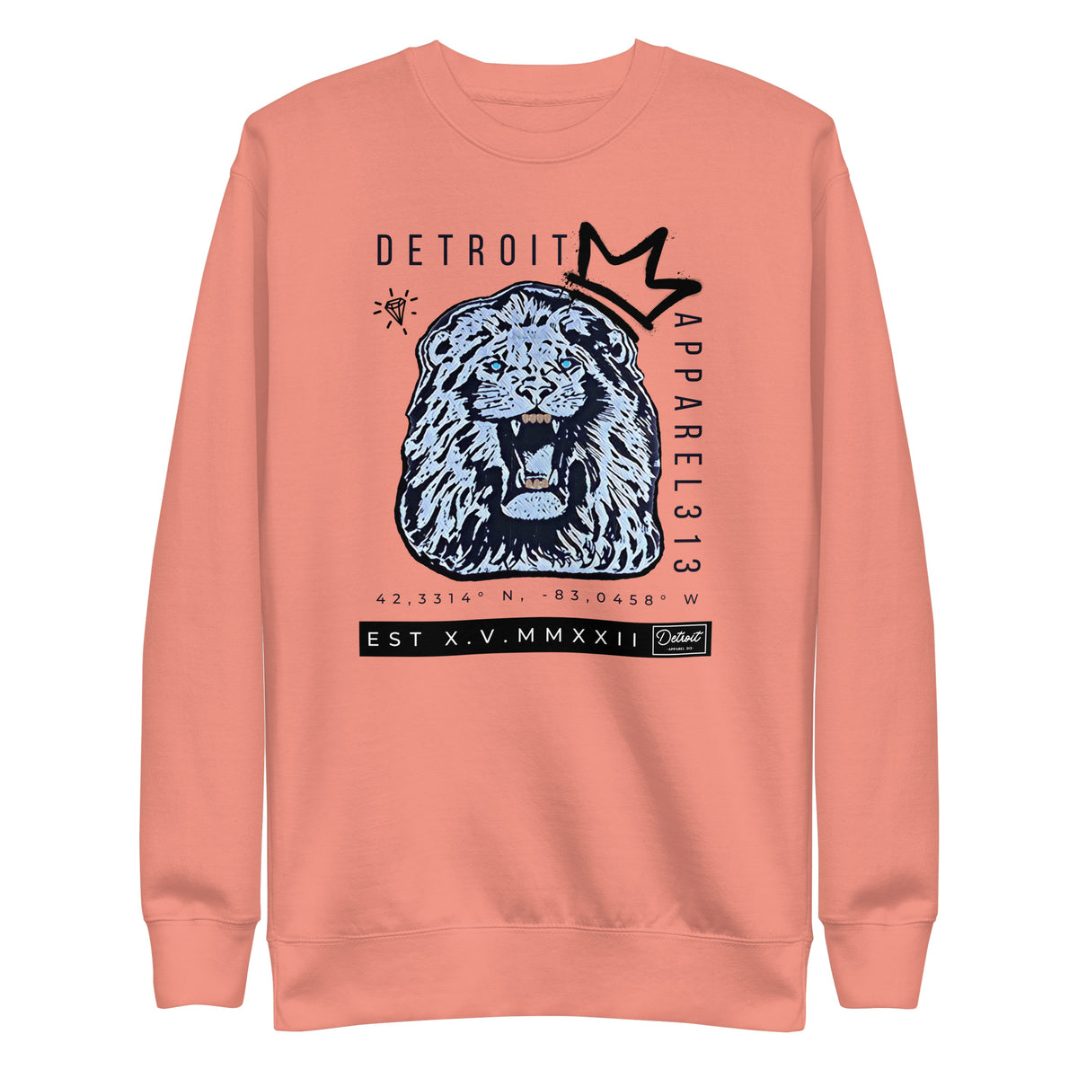 Detroit Apparel 313 - Unisex Premium Sweatshirt