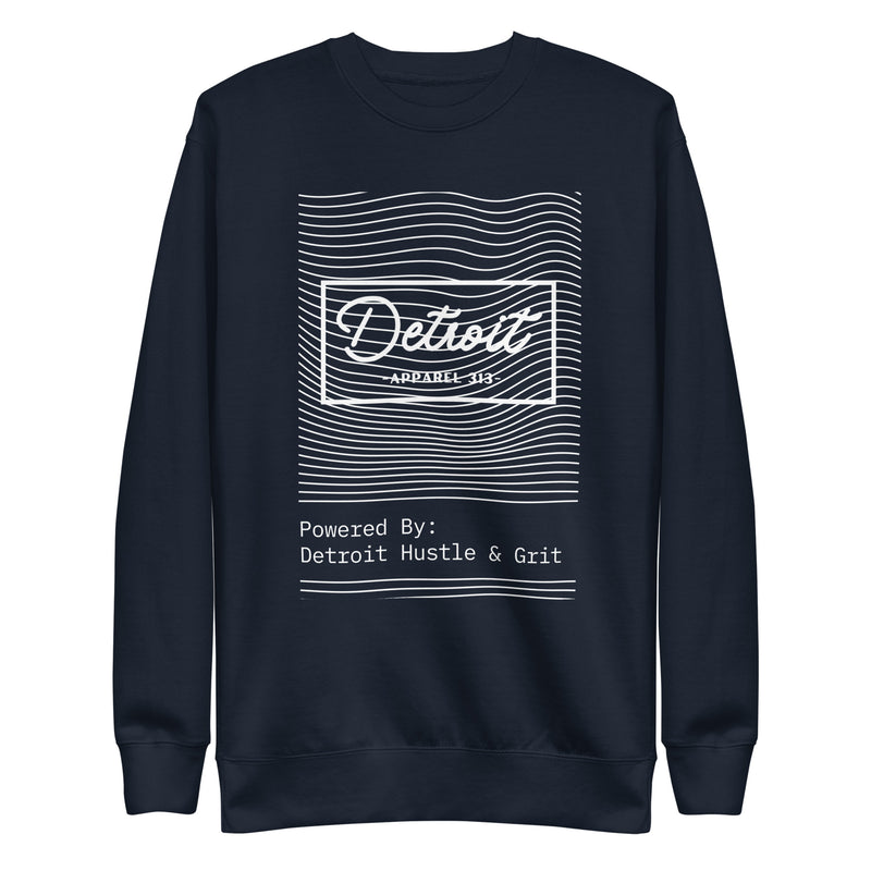 Powered by Hustle & Grit - Unisex Premium Sweatshirt