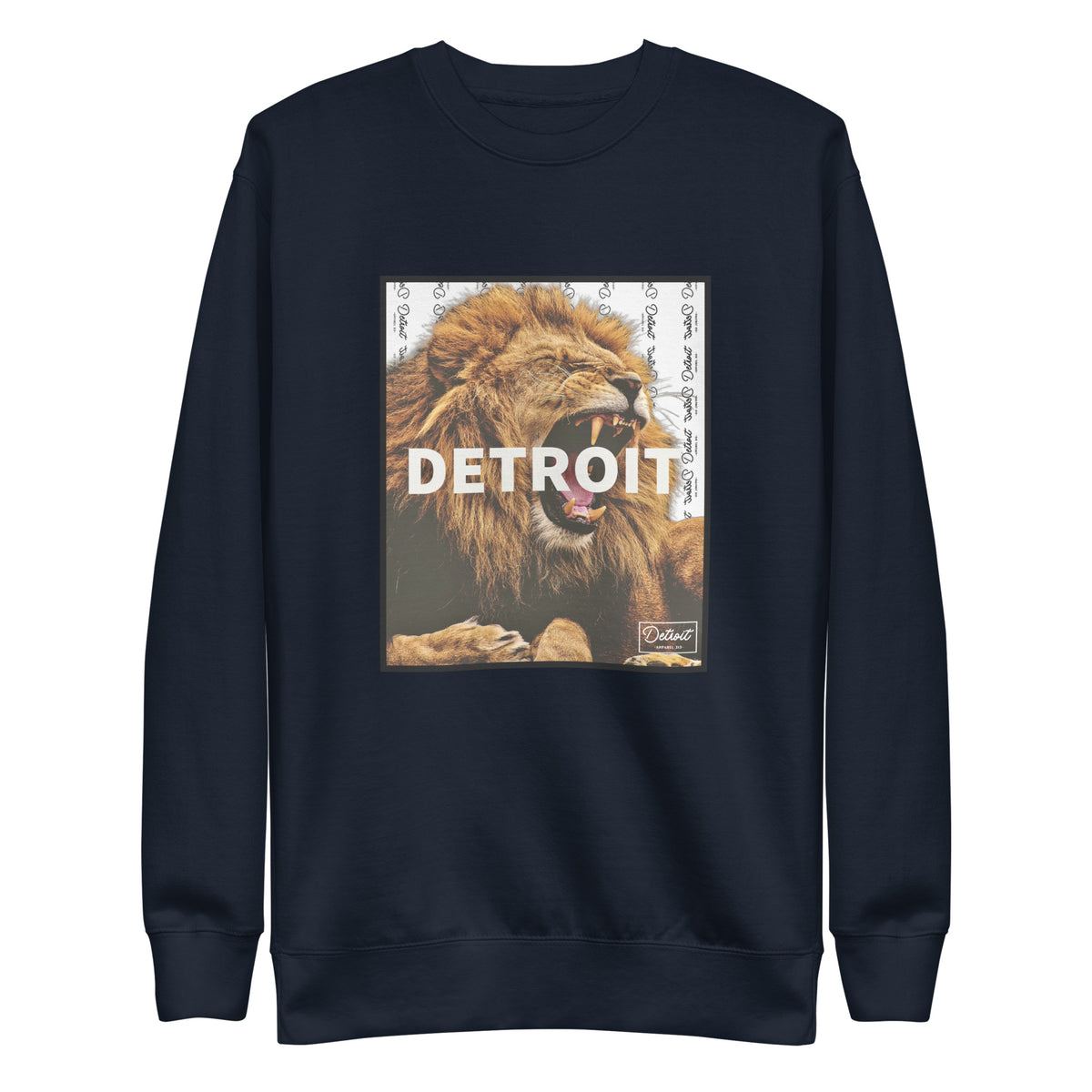 Detroit Roaring Lion - Unisex Premium Sweatshirt